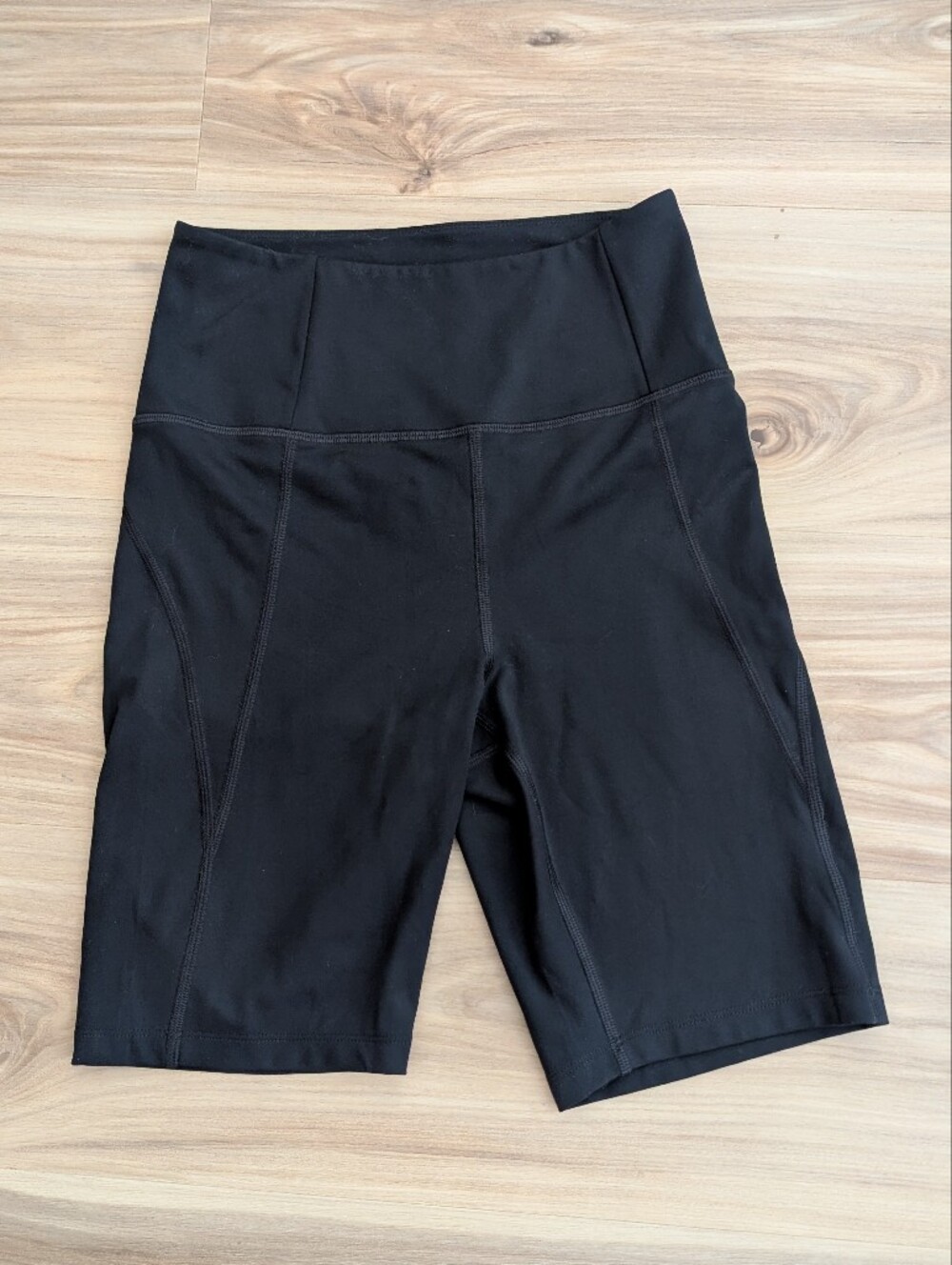 Girlfriend Collective Black High-Rise Bike Shorts